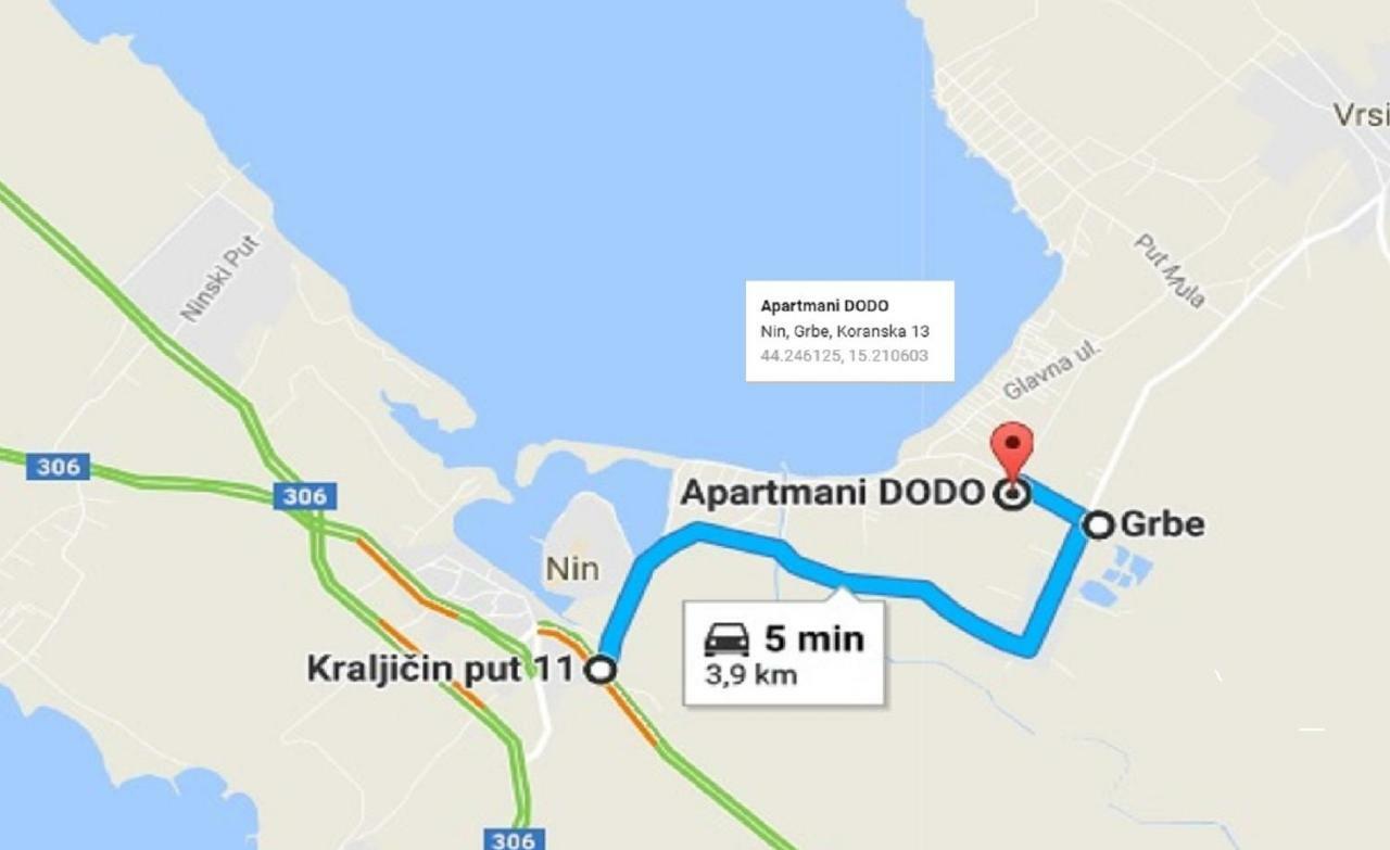Apartman Nin-Dodo Екстериор снимка
